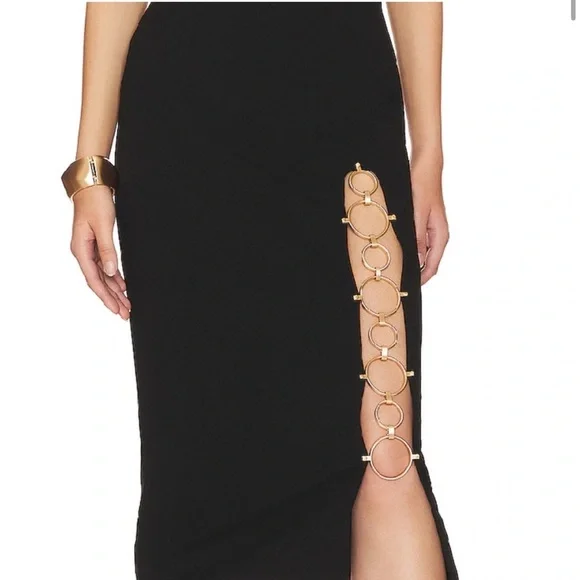 Cult Gaia Torielle Skirt in Black